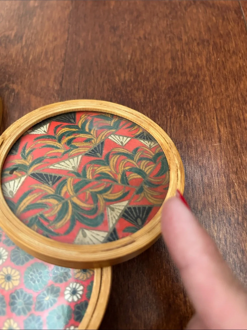 Vintage Pier 1 Imports Coasters, Set of 5